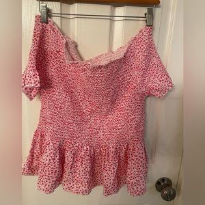 Off the shoulders blouse